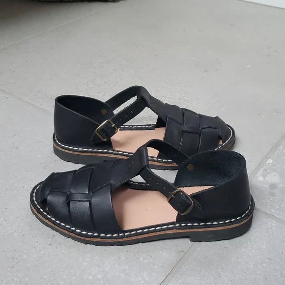 Artisan Fisherman Leather Sandals - Picture 6 of 9